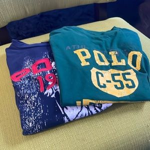 2 boys Polo tees